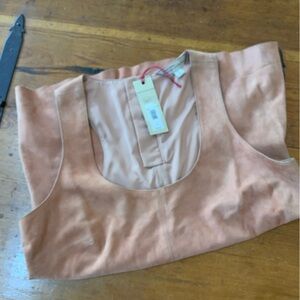 Banana Republic heritage collection goat suede sleeveless top